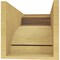 Ekena Millwork 11"W x 22"D x 11"H Wide Mayflower Rough Cedar Woodgrain TimberThane Corbel, Primed Tan CORUR11X22X11MAYRCPR - alternate 3